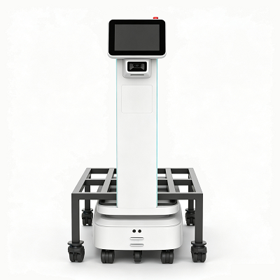 Mobilní robot s automatickou zvedací plošinou