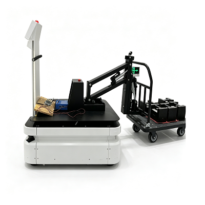 Autonomní tažný vozík průmyslový přenosový robot