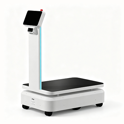 Robot AMR pro manipulaci s materiálem v továrně