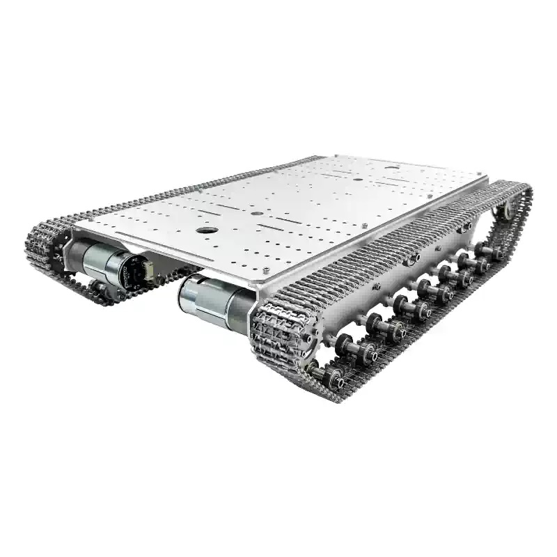Robot s otevřeným zdrojovým kódem ROS s pásovým podvozkem pro vysoké zatížení