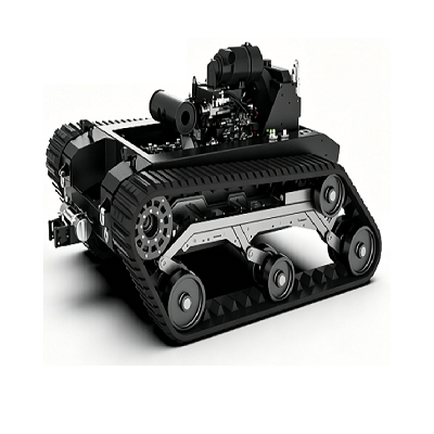 Robotický podvozek s hydraulickým pásovým podvozkem