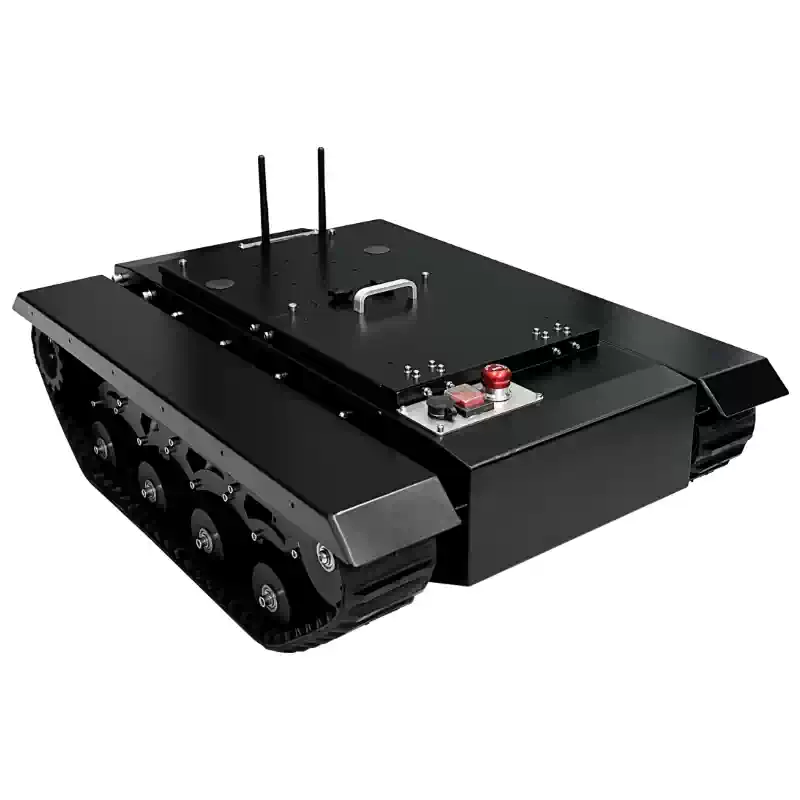 Průmyslový podvozek robota s pryžovými pásy All-Terrain