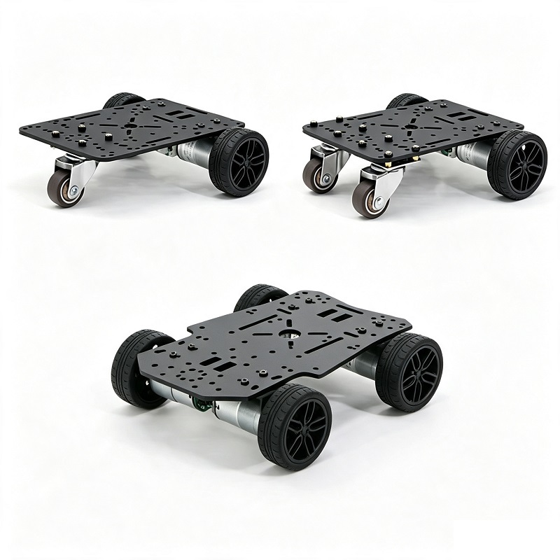 Mini elektrický kolový robotický podvozek 4WD
