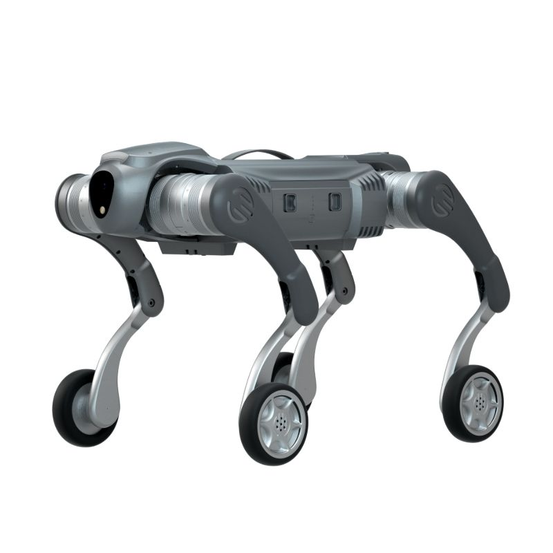 Robotický pes s čtyřnohými koly